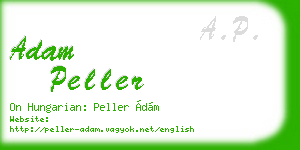 adam peller business card