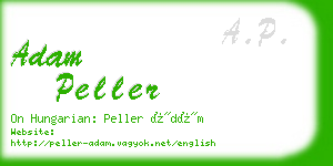 adam peller business card